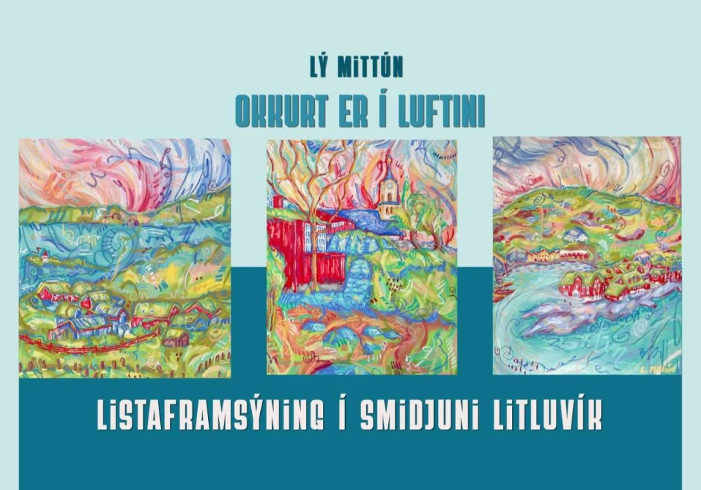 Вторая персональная выставка молодой художницы Лю Миттун «Okkurt er í luftini»