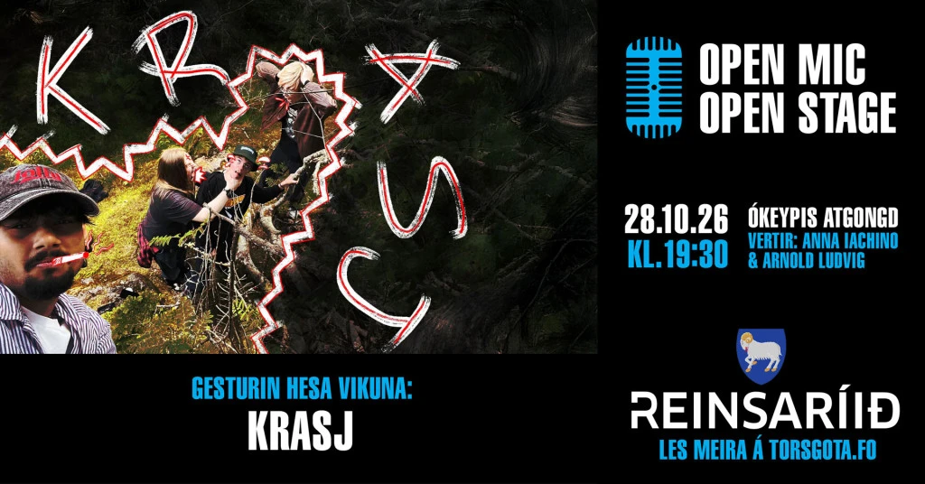 Open Mic / Open Stage við Krasj