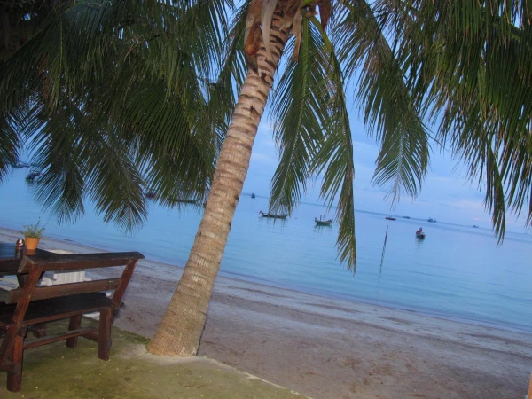 Ko Tao. Sairee Beach. Вид из ресторана отеля