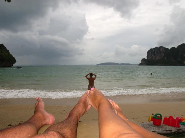 Краби. Railay Bay. West. Пляж отеля