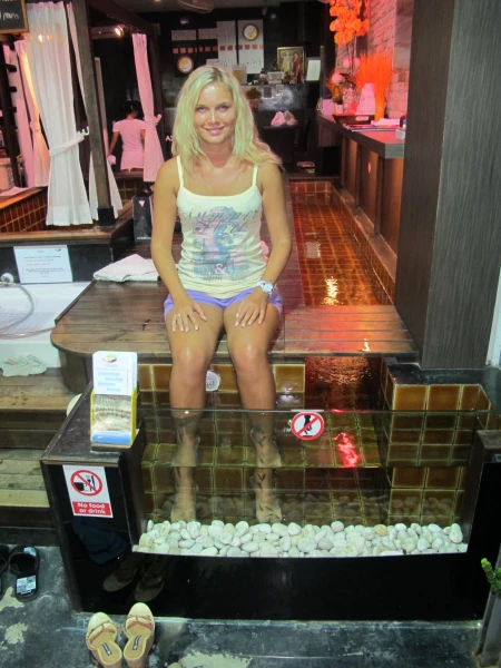 Phuket. Patong. Fish Spa