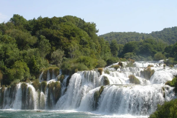 Самая нижняя часть системы водопадов Крка