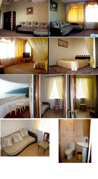 пансионат Лучезарный, номера