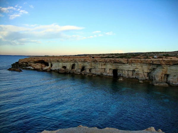 Cape Greko. Морские пещеры