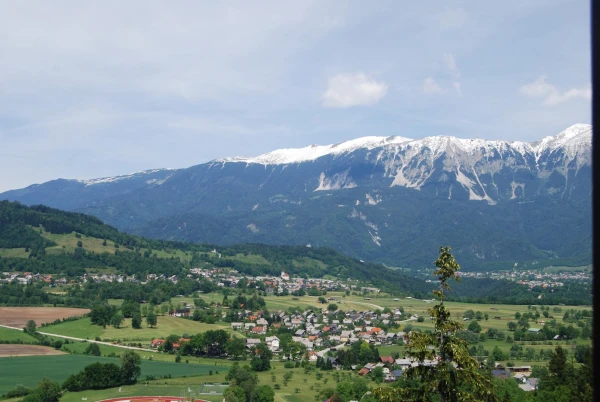 Вид из замка на озере Блед