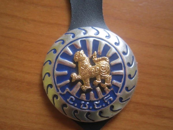 Полицейский жетон.