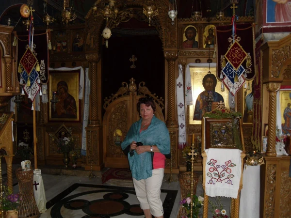 В церкви монастыря Тврдош