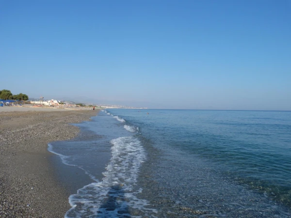 Вот такое море было в последний день нашего отдыха