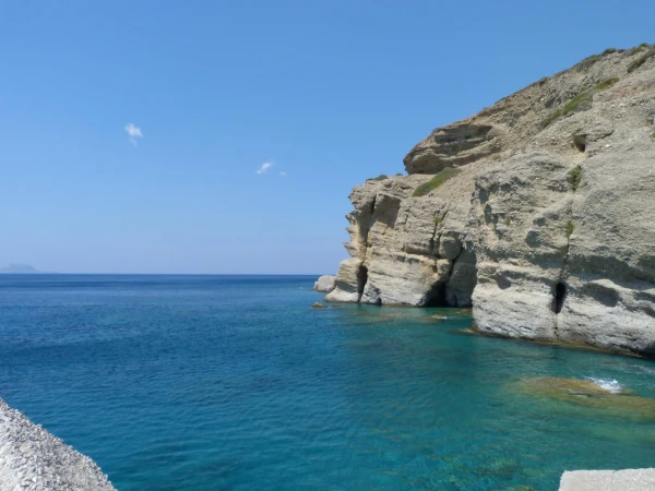 В поселке Агиос Галини. Ливийское море
