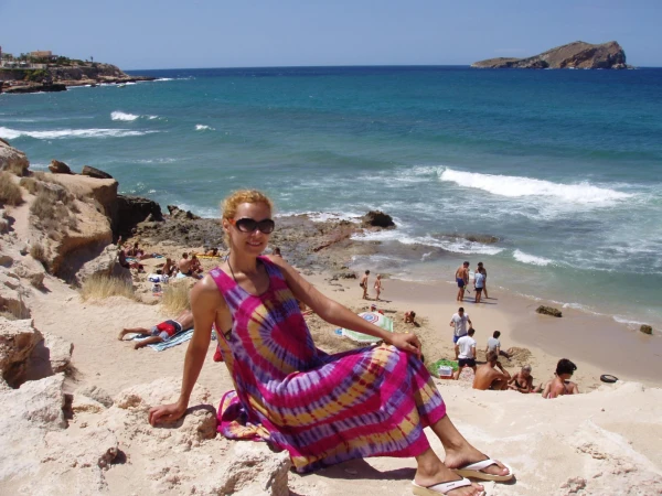 Кала Комте (Cala Comte) пляж. Ибица.