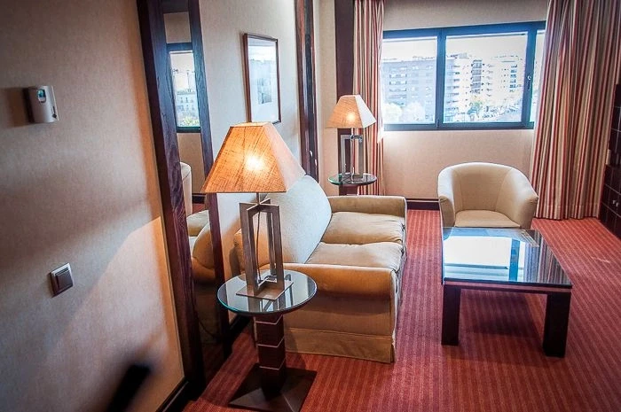 Hotel Cordoba Center. Наш номер. Комната отдыха