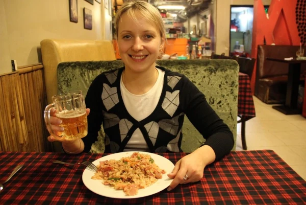 На ужине
