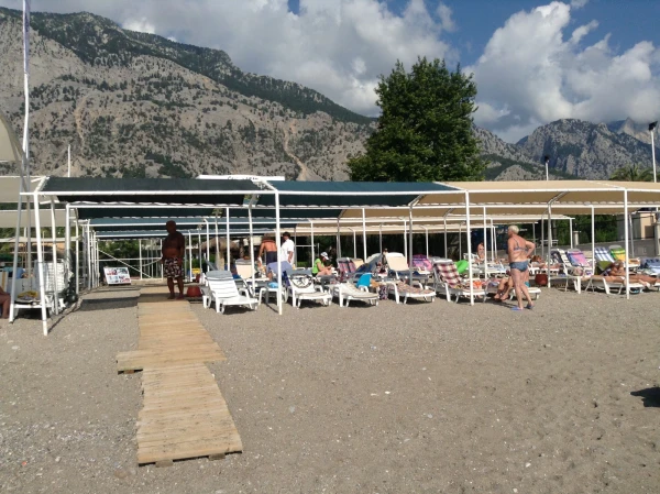 Пляж отеля Larissa Mare Beach 4*