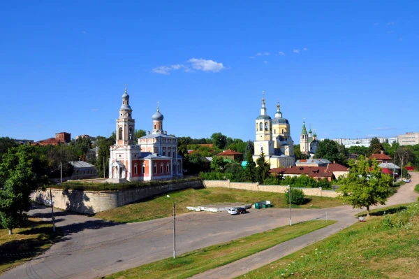 Соборная гора. Вид на Церковь Успения Пресвятой Богородицы и Церковь Илии Пророка