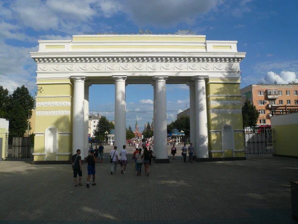 ...уже в парке