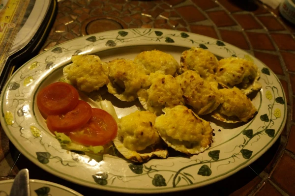 Те самые гребешки с сыром...