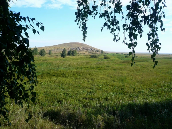 вид на гору Шаманка