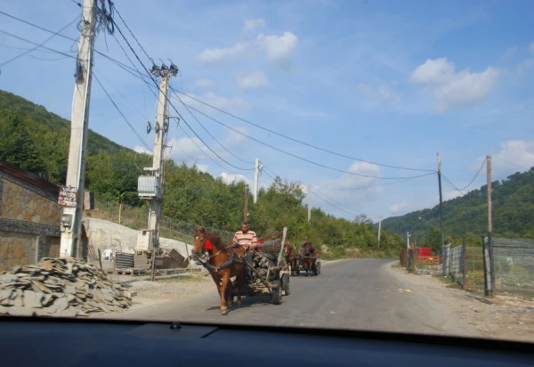в румынской деревне