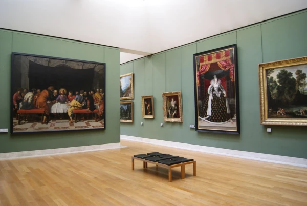 Musée du Louvre: портреты Марии Медичи и Анны Австрийской...