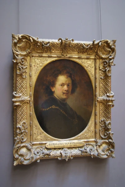 Musée du Louvre: "Автопортрет без шляпы" Рембрандта...
