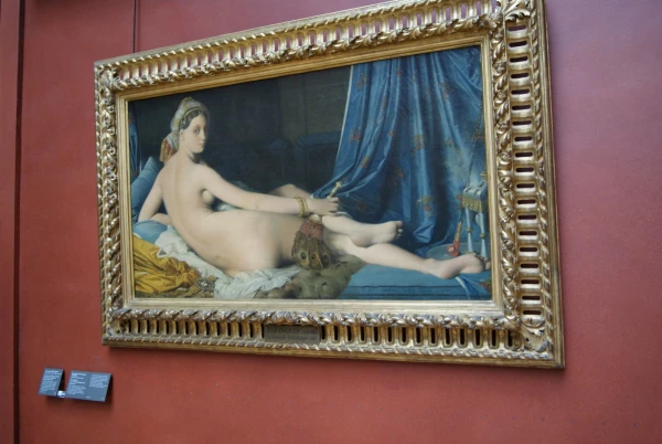 Musée du Louvre: "Большая одалиска", автор - Жан Огюст Доминик Энгр  