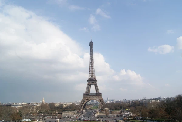 Прогулка по Парижу: вид на Башню с Place du Trocadero
