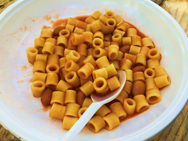 наш ланч - калабрийское блюдо pasta e surache