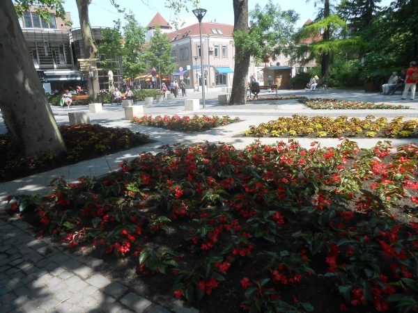 Сквер в центре города