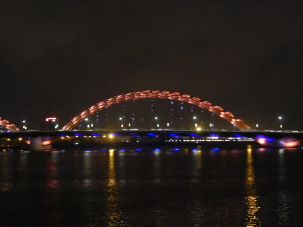 Мост - дракон в Дананге..