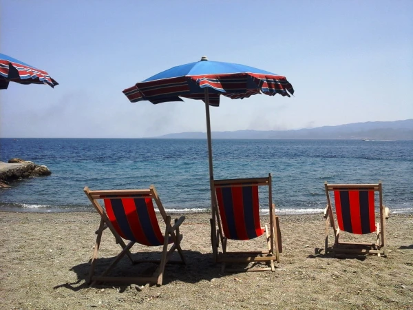 Riviera Lido Hotel: наш пляж... Вполне прилично... 