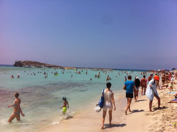 Nissi beach, в 7 минутах езды на такси