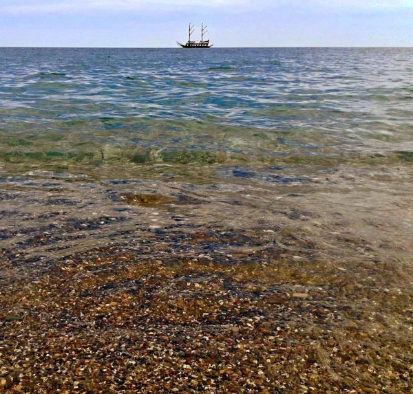 Вода очень прозрачная