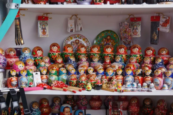 Сувенирная лавка на горе