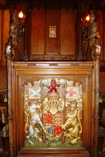 St Giles' Cathedral - собор Сент-Джайлс.Часовня Ордена Чертополоха 