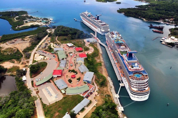 Круизная стоянка Mahogany Bay на о. Роатан (Гондурас). Фото из интернета. 
