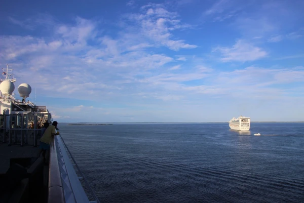 На рейде Белиза: Caribbean Princess 5* LUX.