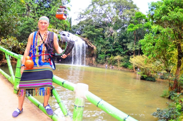 Заповедник, национальный парк и водопад Пренн в Далате Prenn Falls Dalat 
