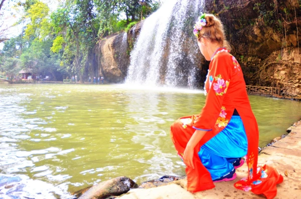 Заповедник, национальный парк и водопад Пренн в Далате Prenn Falls Dalat 