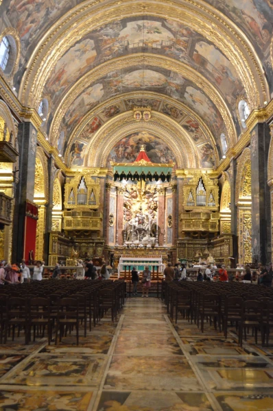В Соборе Святого Иоанна Крестителя (St.John`s Co-Cathedral&amp;Museum)