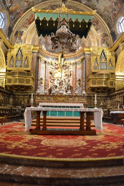 В Соборе Святого Иоанна Крестителя (St.John`s Co-Cathedral&amp;Museum)