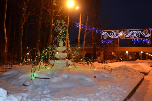 В центральном парке "Лопатинский сад"