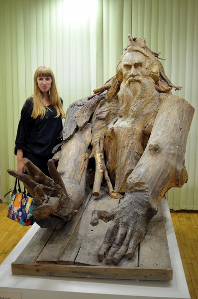 В музее С.Т. Конёнкова