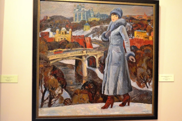 В Художественной галерее. В.В. Ельчанинов "Прогулка"
