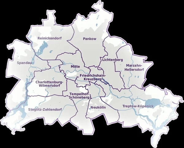 Районы Берлина.