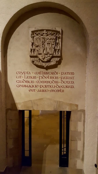 Вход в крипту св. Виллиброрда