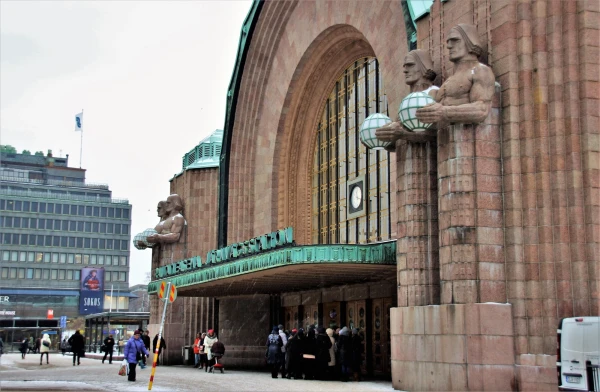 Хельсинки. Вокзал "Helsinki Central". 