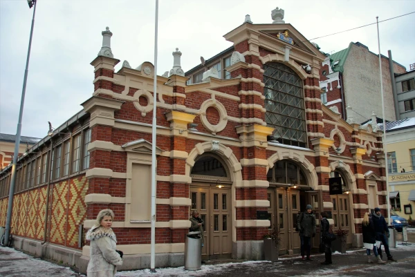 Старый крытый рынок Хельсинки. 