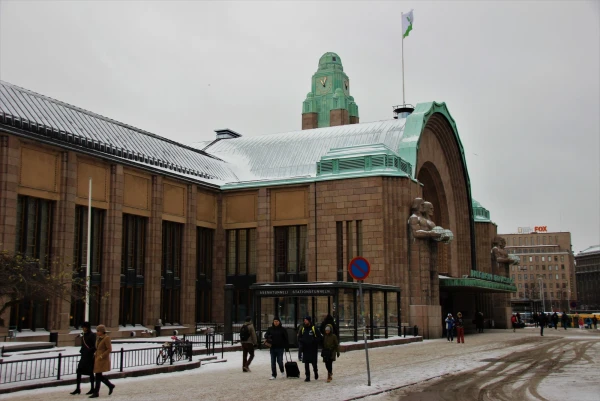 Хельсинки. Вокзал "Helsinki Central". 