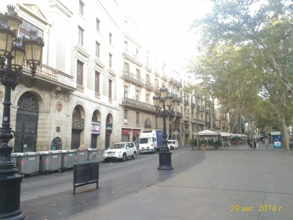 Утренняя La Rambla