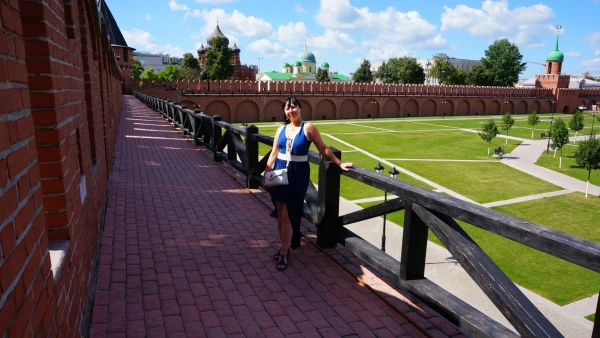 На стене Тульского Кремля